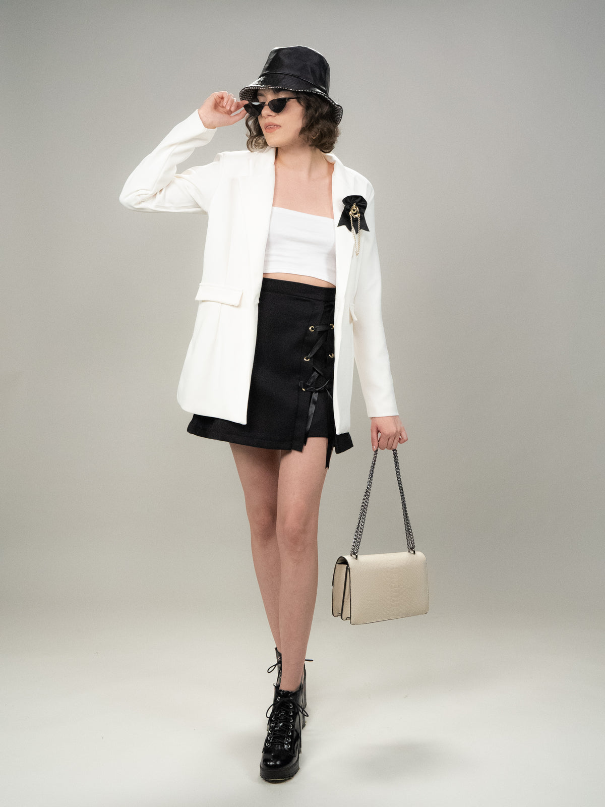 Blazer blanco Greta