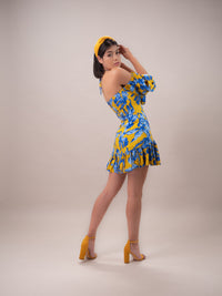 Vestido estampado Sunny Yellow