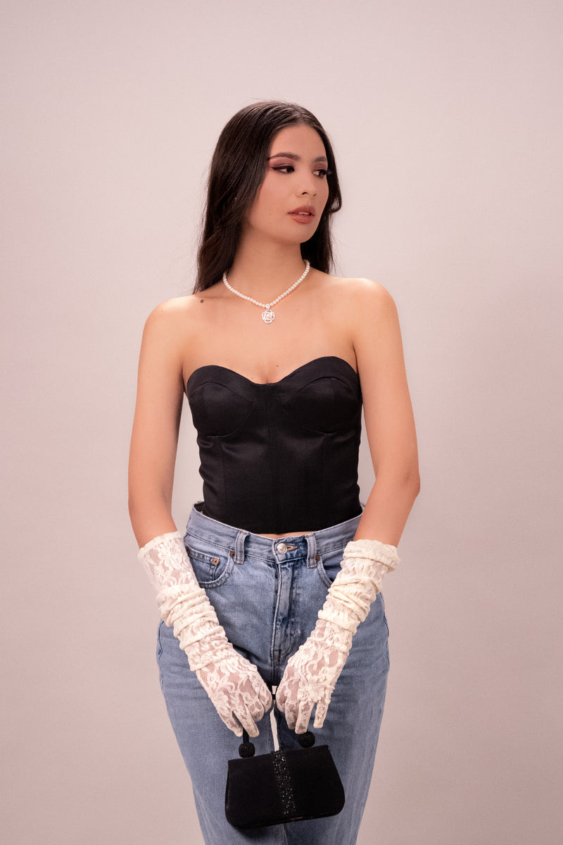 Blusa bustier Gabrielle